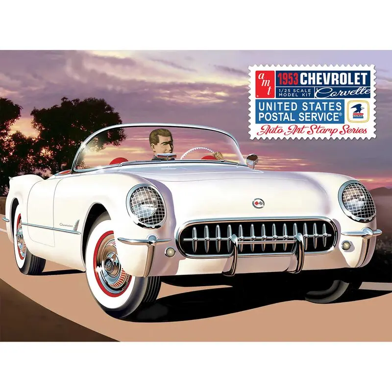 Amt 1953 Chevy Corvette (Usps Stamp Series) (Amt1244) 1