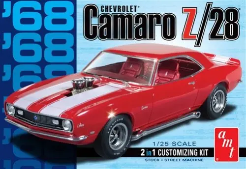 Amt 1968 Camaro Z/28 1:25 Scale Model Kit  (Amt868) 1
