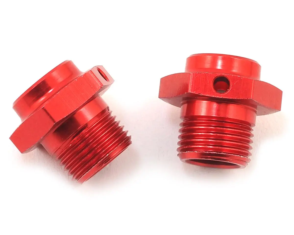 Arrma 17.6Mm Aluminum Wheel Hex (Red) (2)  (Ar310484) 1