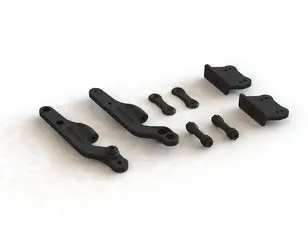 Arrma Low Profile Rear Wing Mount Set  (Ar320379) 1
