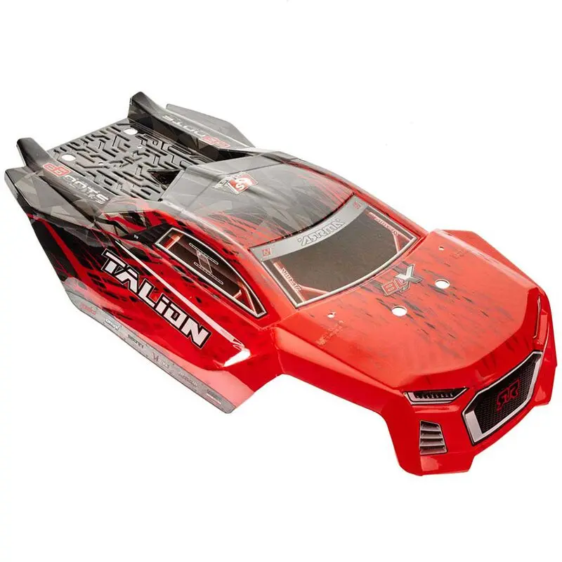 Arrma 1/8 Painted Body With Decals, Red/Black: Talion 6S Blx   (Arac3324) 1
