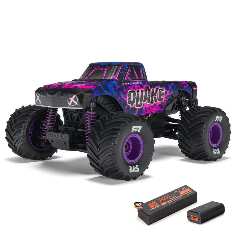 Arrma Quake Grom 4X4 1/16 Rtr Brushed Monster Truck  (Ara2137t__) 2