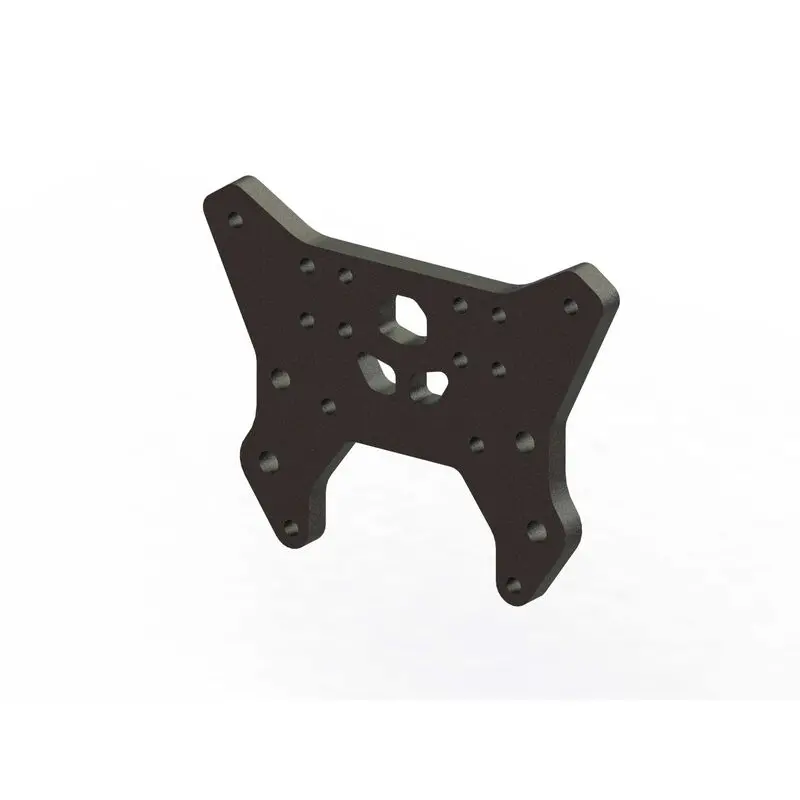 Arrma Aluminum Front Shock Tower (Black)   (Ara330604) 1