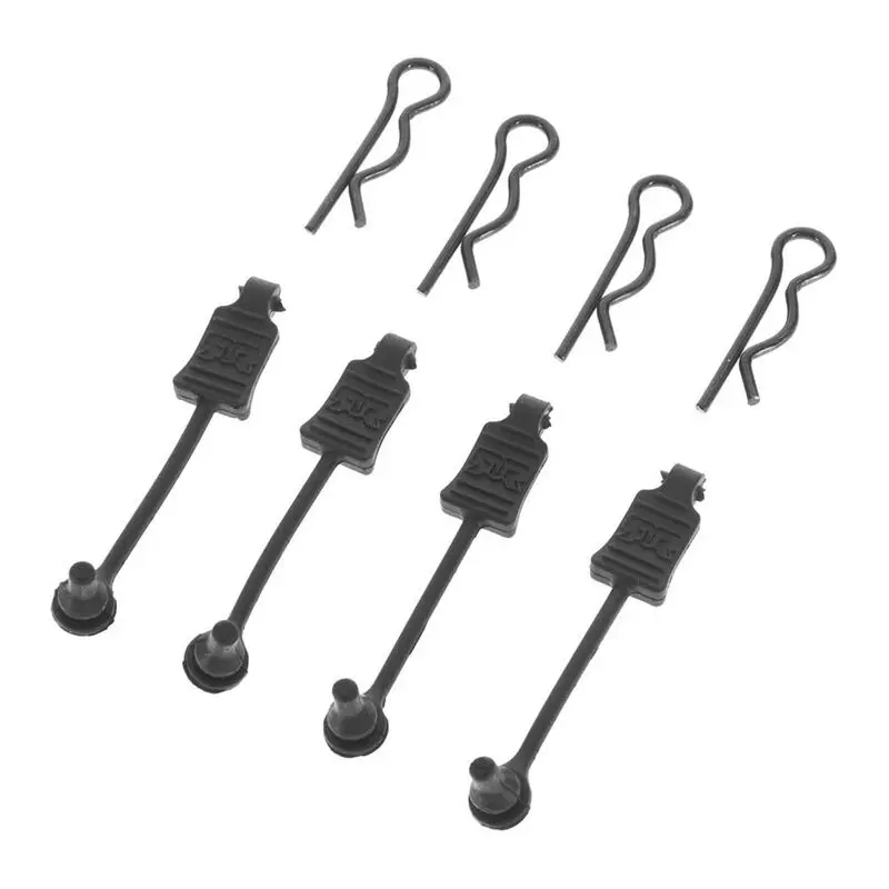 Arrma Body Clip Retainer 1/8 Scale Black (4)  (Ar390178) 1