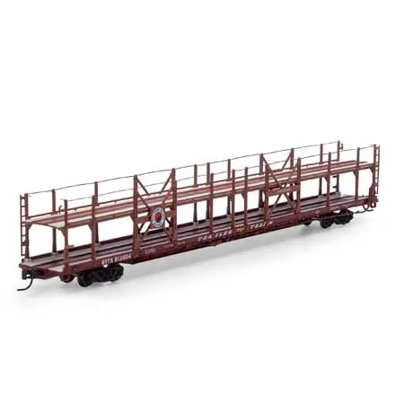Athearn N F89-F Bi-Level Auto Rack, Np/Bttx #913604 (Ath15042) 1