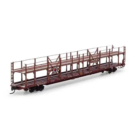 Athearn N F89-F Bi-Level Auto Rack, Np/Bttx #913677   (Ath15043) 1