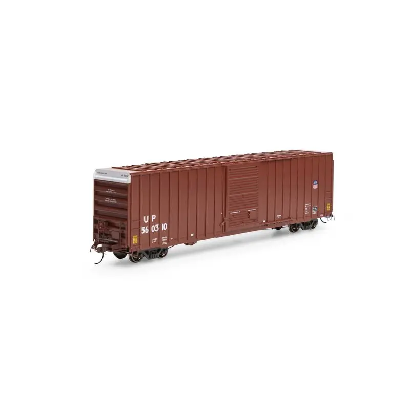 Athearn Ho Rtr 60' Hi-Cube Ex-Post Box, Up/Brown #560310 (Ath16121) 1
