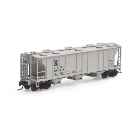 Athearn N Ps-2 2893 3-Bay Covered Hopper, Sf #300718  (Ath28327) 1