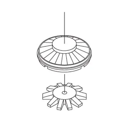 Ho Fans Set, 36" Button Top/Cf7 (3) [Ath31002] 1