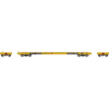 Athearns Ho Rtr 60' Flat Car, Ottx/Red Logo #92020 (Ath97063) 1