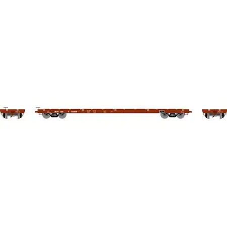 Athearn Ho Rtr 60' Flat Car, Bnsf #584908 (Ath97081) 1