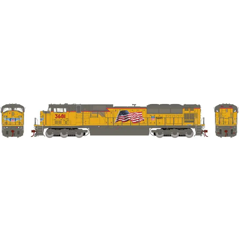 Athearn Ho G2 Sd90mac, Up #3681 (Athg27253) 1