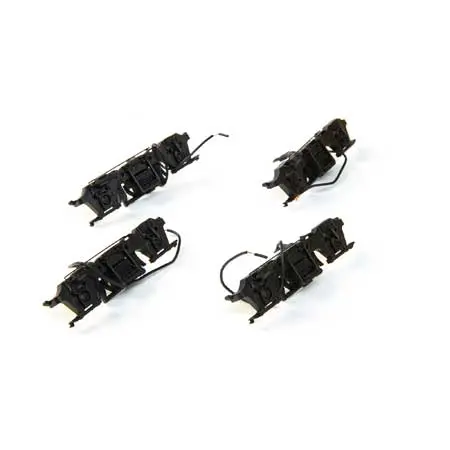 Athearn Ho Blomberg M Sideframe Set, Rubber/Timken (4)  (Athg40303) 1