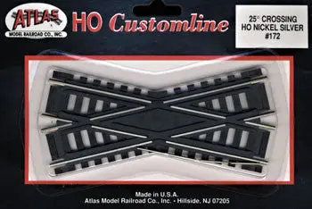 Atlas Code 100 25 Degree Crossing Cl Nickel Silver Ho (Atl172) 1
