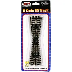 Atlas N Code 80 15 Degree Crossing (Atl2564) 1