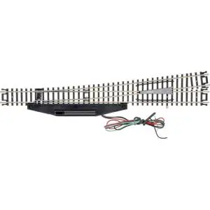 Atlas Code 80 Nickel Silver #8 Turnout Left Hand Remote   (Atl2719) 1
