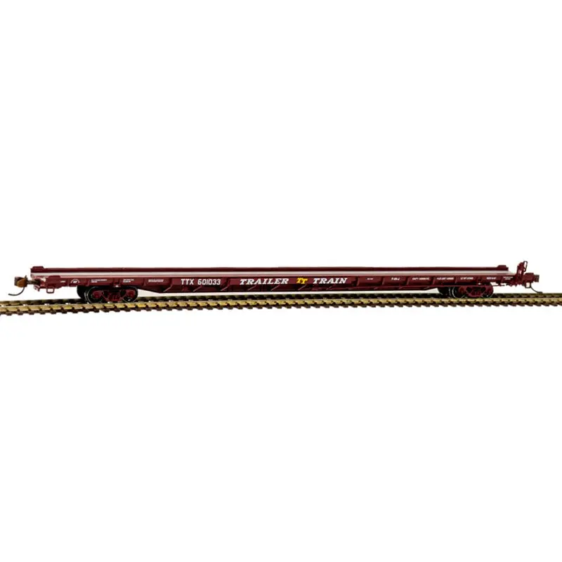 Atlas N F89j 89' Flat Car Trailer Train [As Delivered Brown] #601033  (Atl50005534) 1