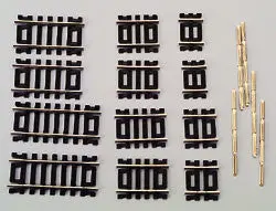 Atlas Ho C100 Straight Track Asst Nickel Silver (12)  (Atl847) 1