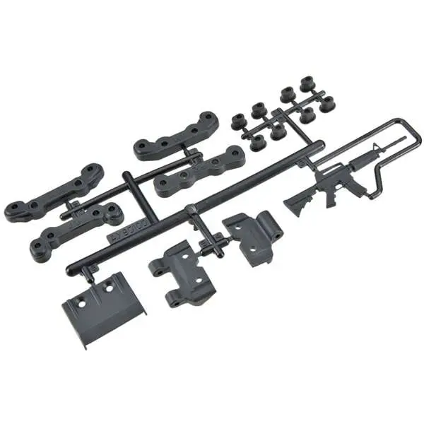 Axial Chassis Guard/Toe Block Insert Set Fr/Re   (Ax80100) 1