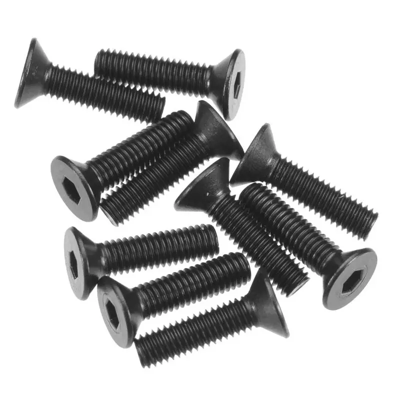 Axial Hex Socket Flat Head M3x12mm Black (10)   (Axa146) 1