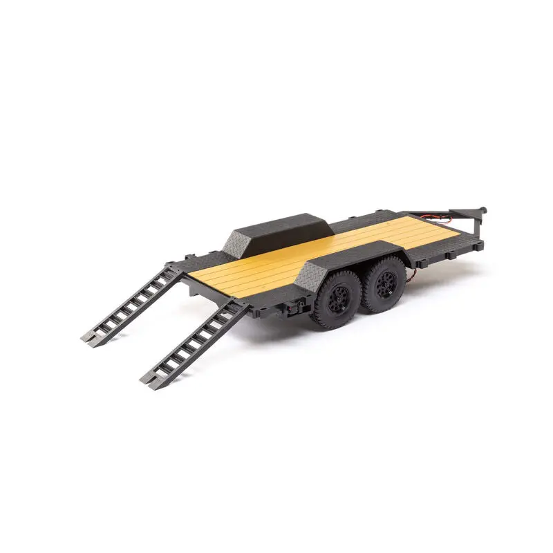 Axial Scx24 Flat Bed Mini Vehicle Trailer W/Led Taillights   (Axi00009) 1
