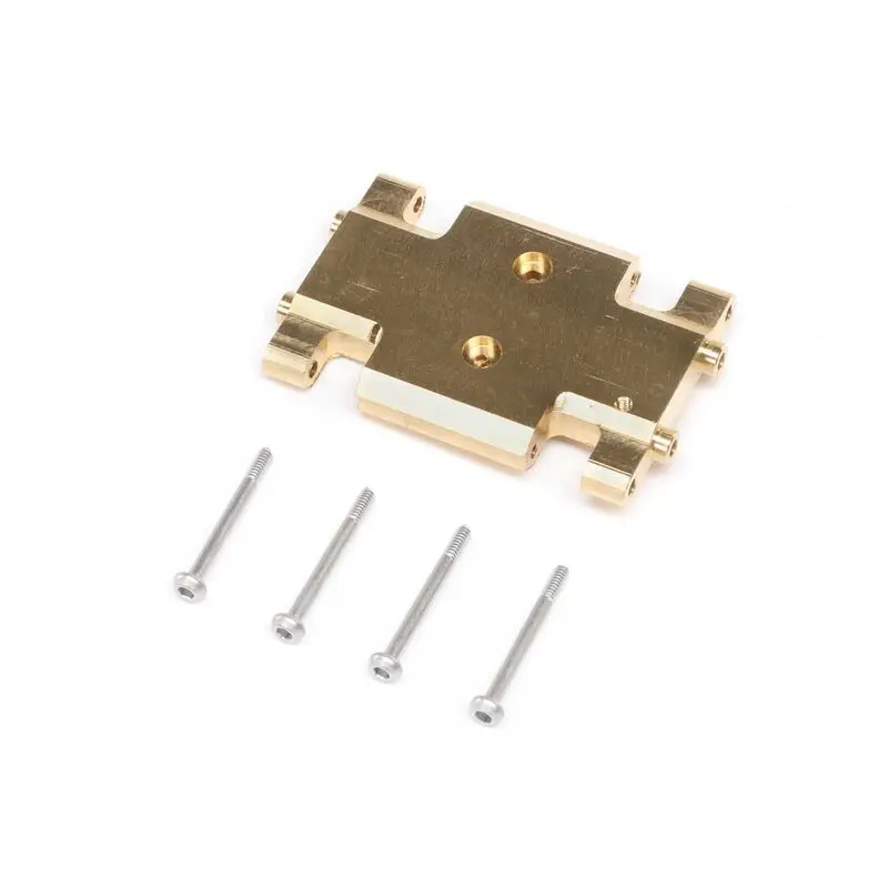 Axial Chassis Skid Plate, Brass: Ax24 (Axi301002) 1