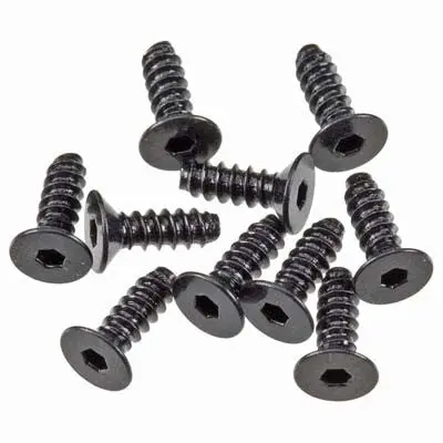 Axial Hex Socket Tapping Flat Head M2.6X8mm Black (10) (Axa0413) 1