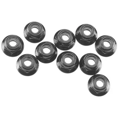 Axial Nylon Locknut M4 Black (10) (Axa1045) 1