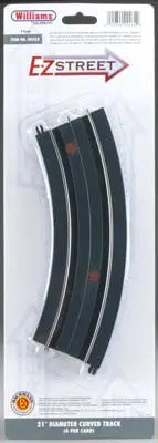 Bachmann Wm E-Z Street D-21 Curved Track (4) O (Bac00262) 1