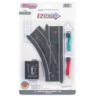 Bachmann E-Z Street 21 Diameter Remote Turnout Left O (Bac00273) 1