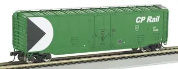 Bachmann 50' Plug Door Box Cp Rail Green Ho (Bac18027) 1