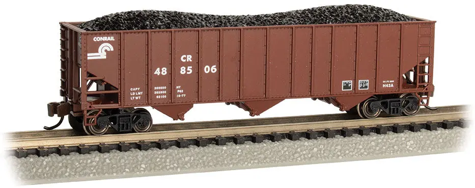 Bachmann N Steel 3-Bay Hopper, Conrail #488506 (Bac18752) 1