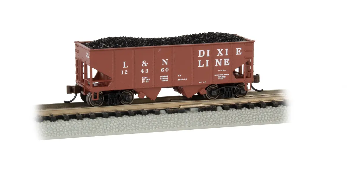 Bachmann N 55 Ton 2-Bay Hopper, Ln - Dixie Line (Bac19560) 1