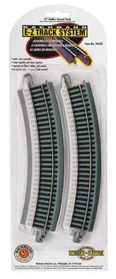 Bachmann 15" Radius Curve Nickel Silver (4) Ho (Bac44505) 1