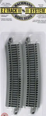 Bachmann 33-1/4" Radius 12 Degree Nickel Silver E-Z Ho (Bac44509) 1