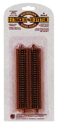 Bachmann 5" Straight Nickel Silver E-Z (6) N (Bac44811) 1