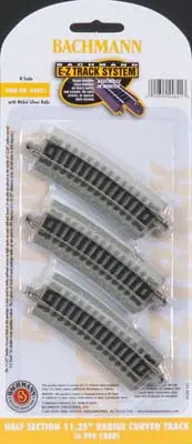 Bachmann Half Section 11.25" Radius Curve (6) N (Bac44821) 1