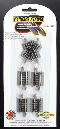 Bachmann 60 Degree Crossing Nickel Silver N (Bac44842) 1