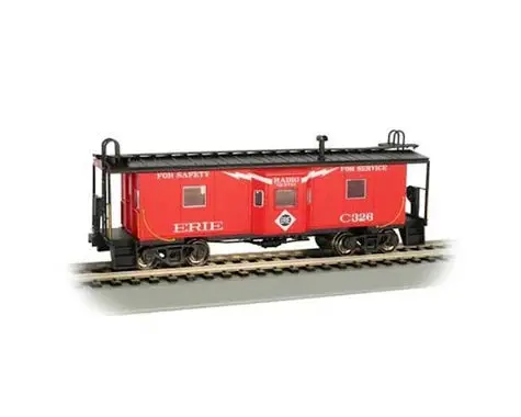 Bachmann Ho Bay Window Caboose W Roof Walk Erie (Bac73203) 1