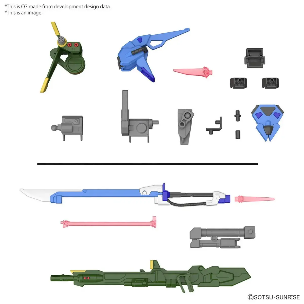 Bandai 1/144 Option Parts Set Gunpla 02 (Launcher Striker & Sword Striker)   (Ban5066693) 1
