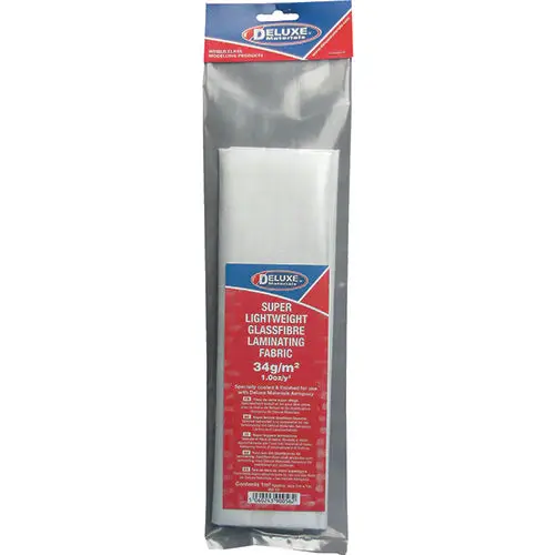 Deluxe Materials Super Lightweight Fiberglass Cloth (1.0Oz)  (Dlmbd12) 1