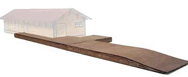 Santa Fe Station Platform - Laser Art Ho Scale (Bra666) 1