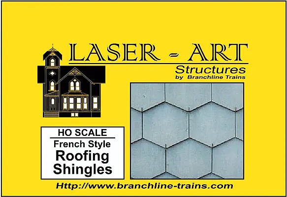 Branchline French-Style Shingle - Laser Art  Ho Scale (Bra904) 1