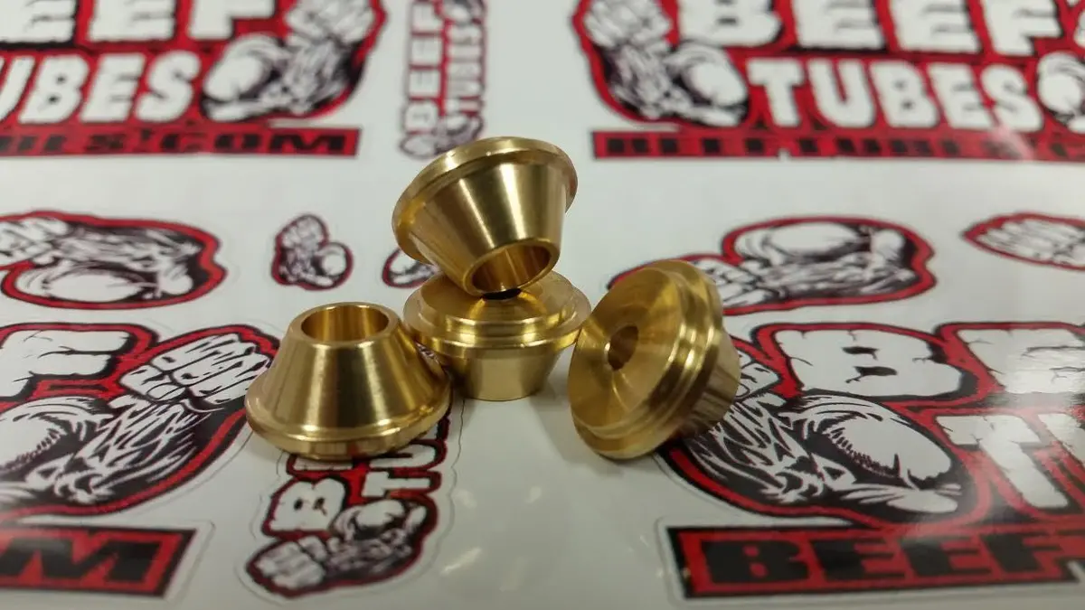 Beef Tubes Beef Tips - Scx10 / Scx10 Ii / Yeti Jr - Brass (Bt006b) 1