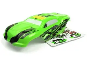 Blackzon Slyder St Turbo Body (Green/Black)   (Bzn540206) 1