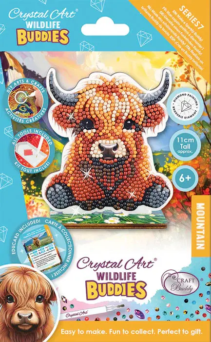 Outset Buddies  Highland Cow (Single)   (Ca-62262) 1