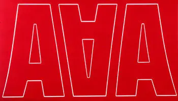 Coverite Letters Red 2" (Covq3320) 1