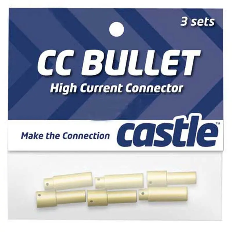 Castle Creation High Current Connector: 5.5Mm Bullet Set (3)  (Cseccbul553) 1