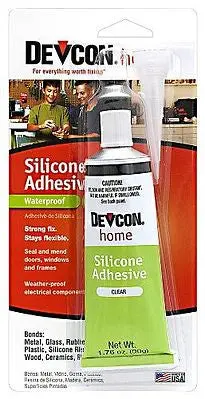 Clear Silicone Adhesive 1.76Oz. Tube (Dev12045) 1