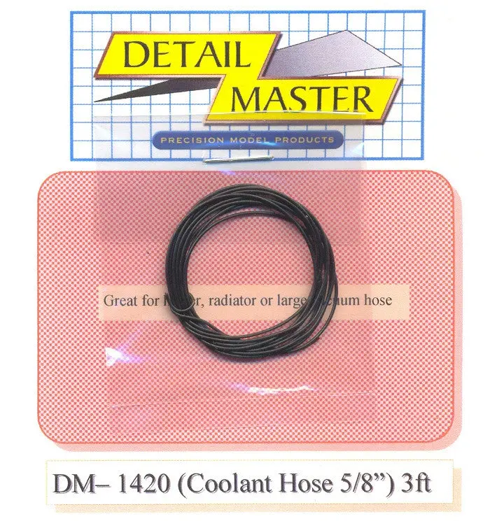 Detail Master Coolant Hose 5/8” Dia.-Black 2F (Dm-1420) 1